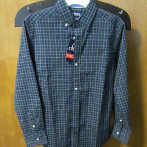NWT Boys M LS Chaps dress shirts